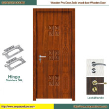 Porta de madeira pura da porta do PVC do toalete da porta do PVC de China